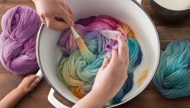 How to dye yarn