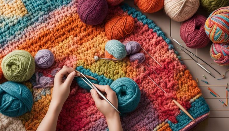 How to make a blanket out of yarn