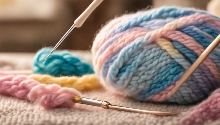 how to crochet with fluffy yarn