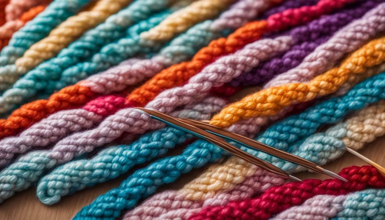 how to crochet with two strands of yarn