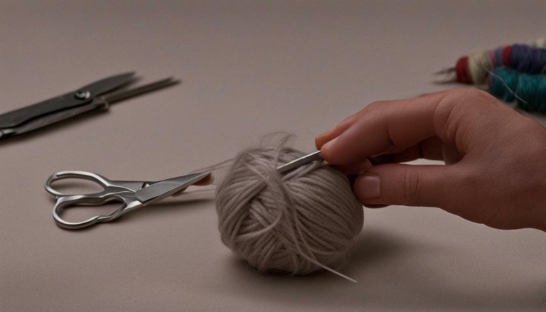 how to cut yarn without scissors