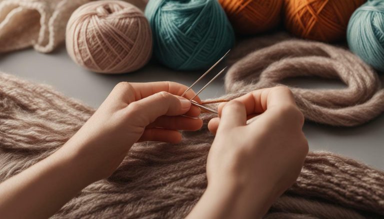 how to insert yarn into needle