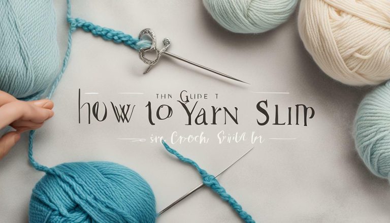 how to join yarn with a slip stitch in crochet