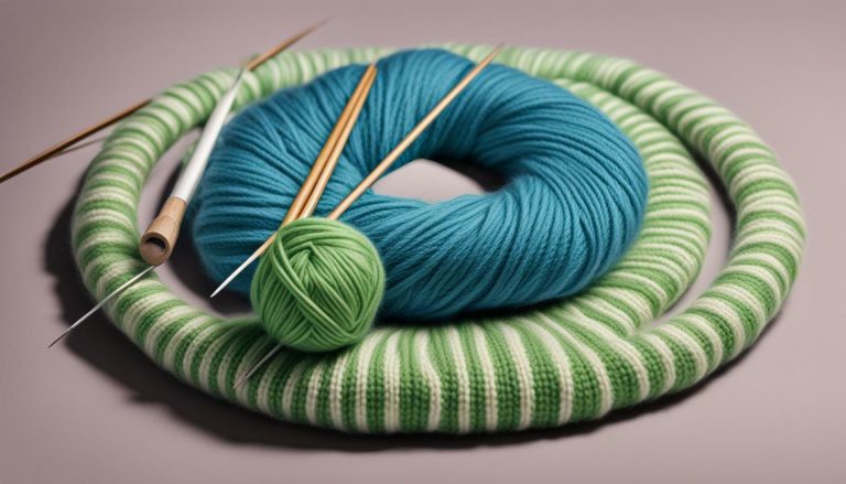 how to knit stripes in the round without cutting yarn