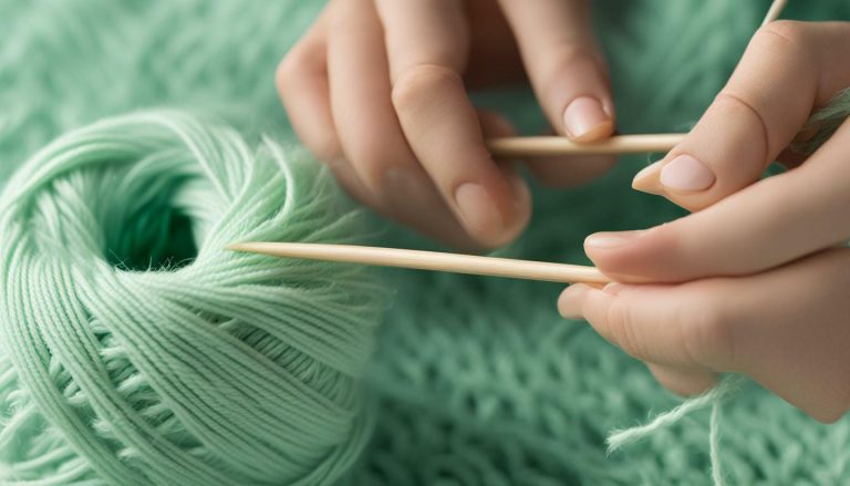 how to knit the next row after a yarn over