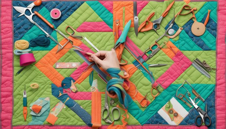 how to knot a quilt with yarn
